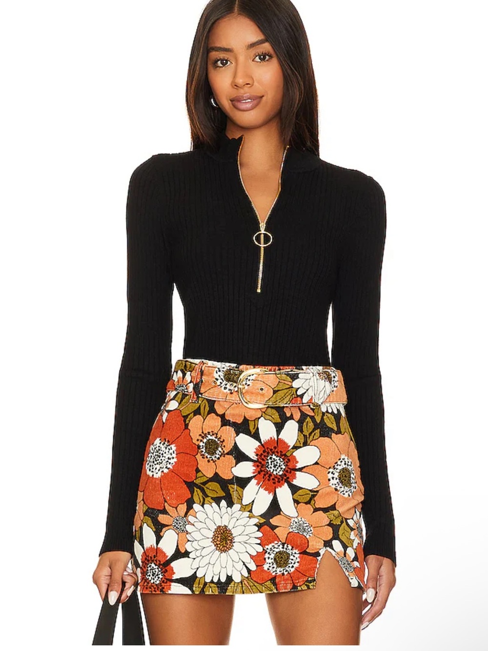 Show Me Your Mumu Charlie Zip Sweater M